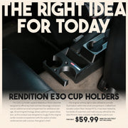 BMW E30 REAR CUP HOLDER