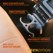 BMW E32/E34 REAR CUP HOLDER V2