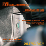 BMW E34 FRONT USB CHARGING MODULES