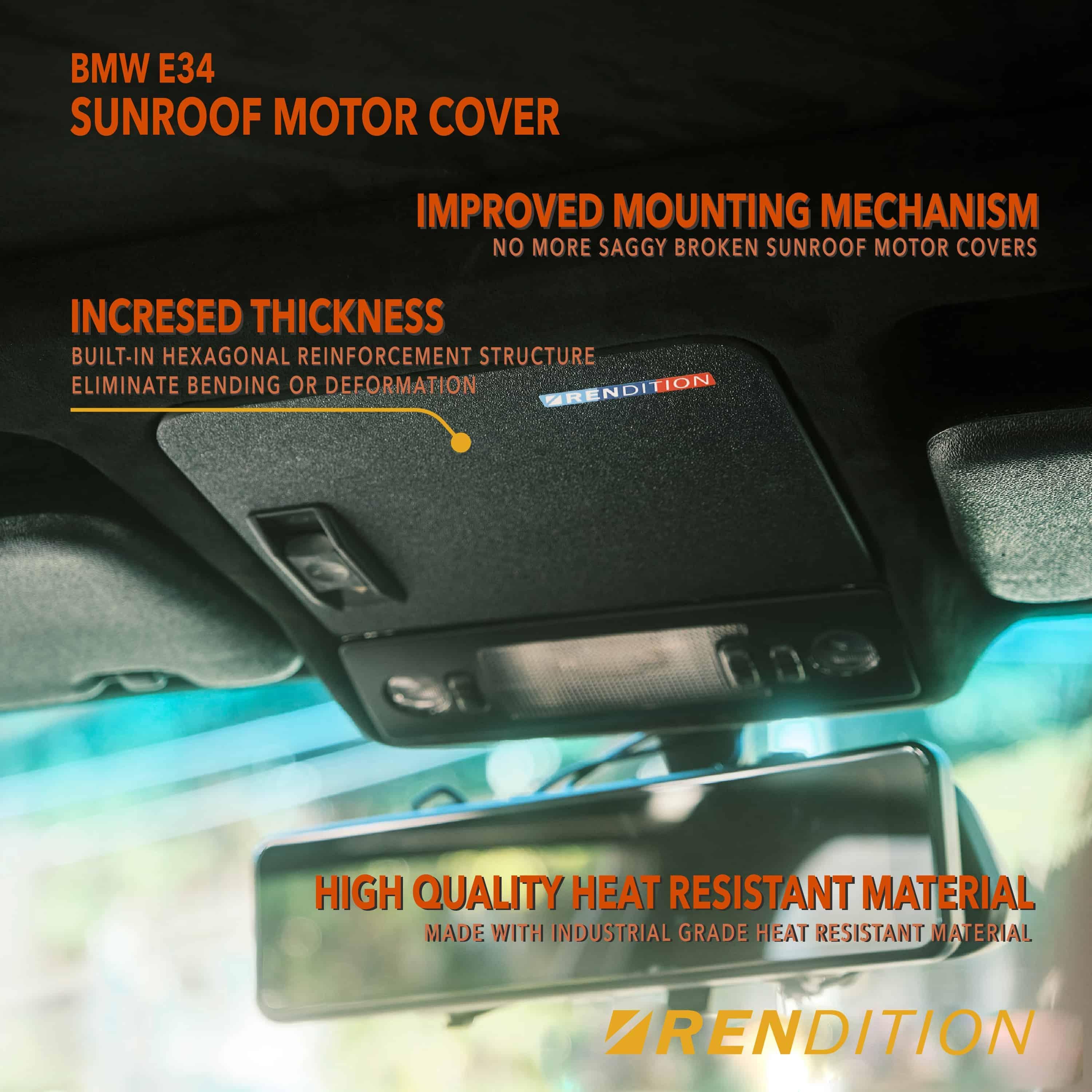 BMW E34 SUNROOF MOTOR COVER