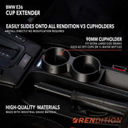 BMW E36 FRONT CUP HOLDER V3