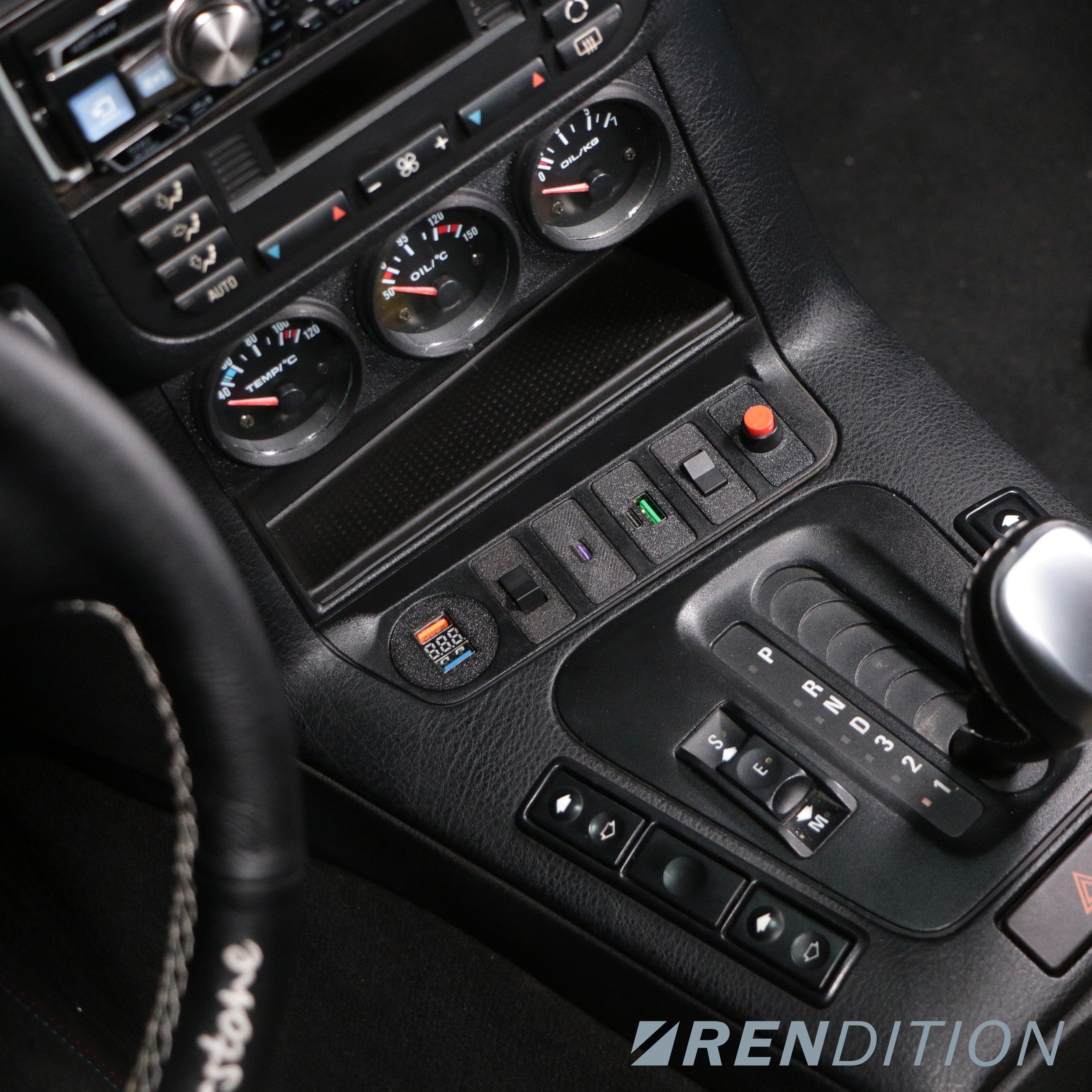 BMW E36 TRIPLE 52MM GAUGE BRACKET