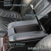 BMW E38 ARMREST STORAGE TRAY V2.1 / STOAGE BOX / E38 PHONE REPLACEMENT