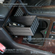 BMW E38 Cassette Box Drawer Conversion / extra storage / life improvement