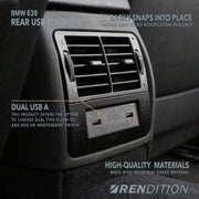 BMW E38 REAR USB CHARGER