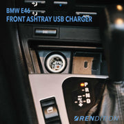 BMW E46 FRONT ASHTRAY USB CHARGER & SPACE OPTIMISATION