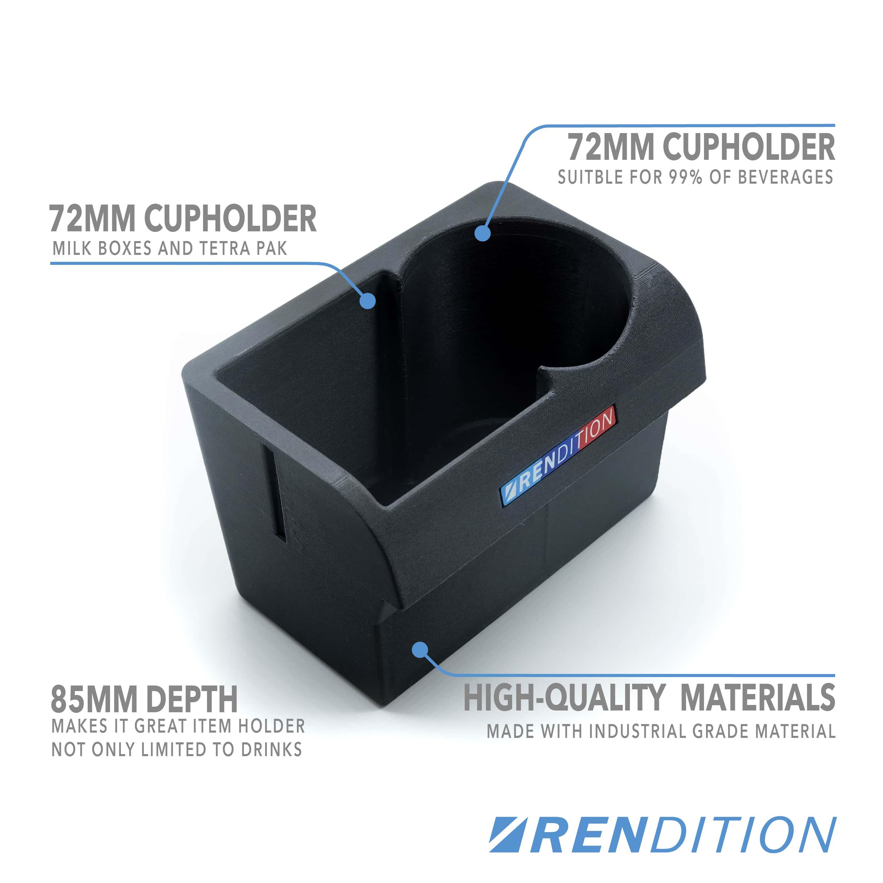 BMW E46 REAR CUP HOLDER V2