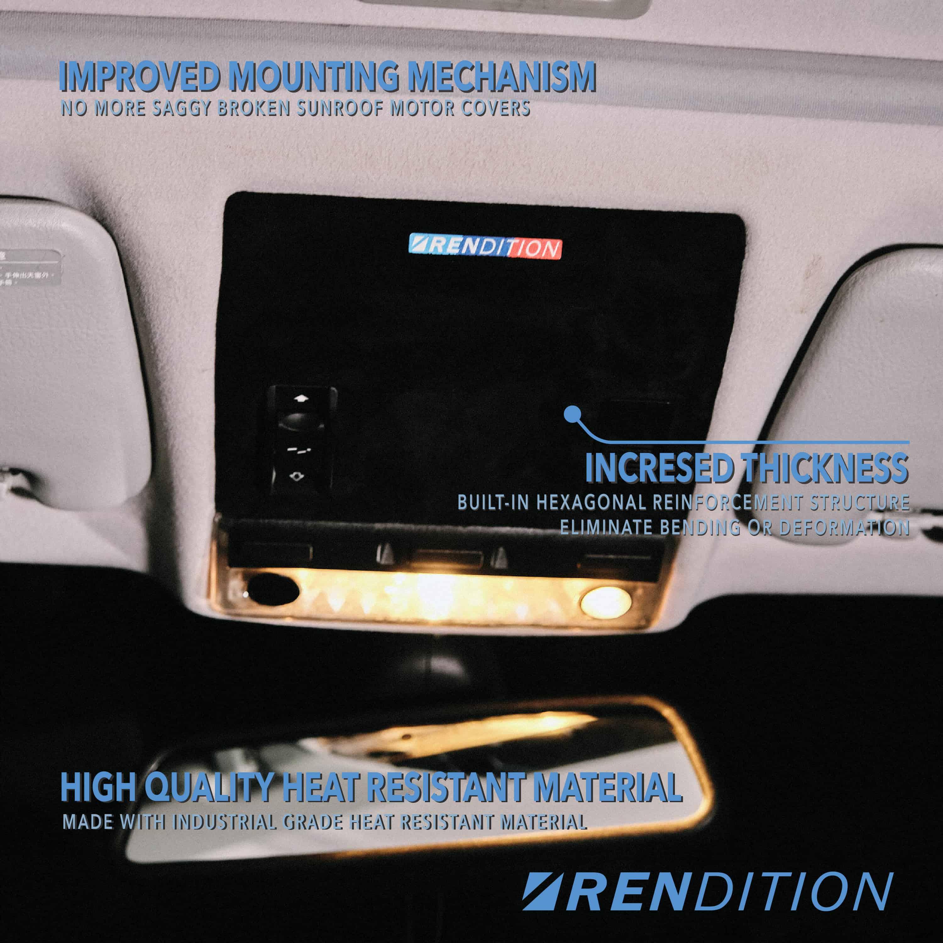 BMW E46 SUNROOF MOTOR COVER