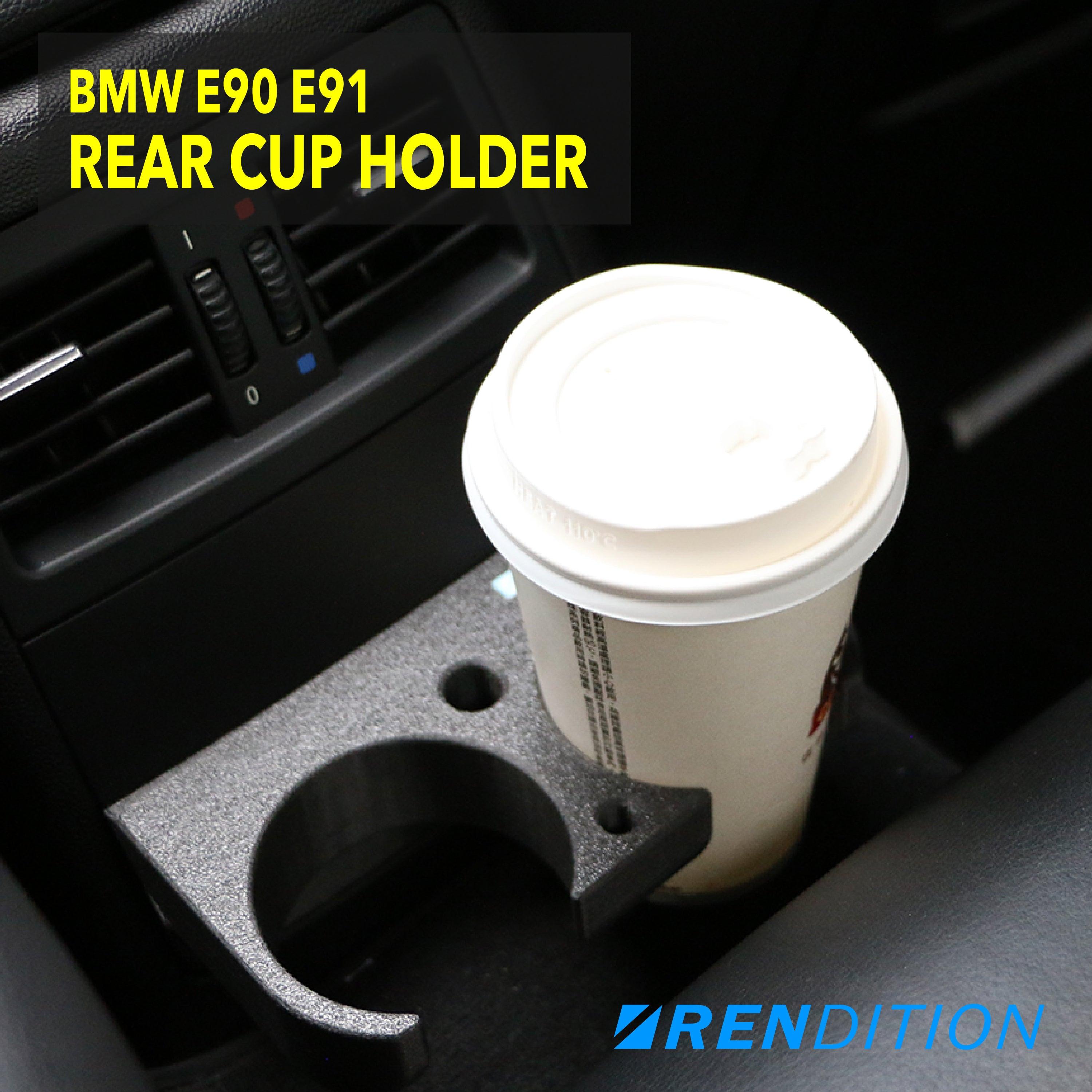 BMW E90 E91 REAR CUP HOLDER V2