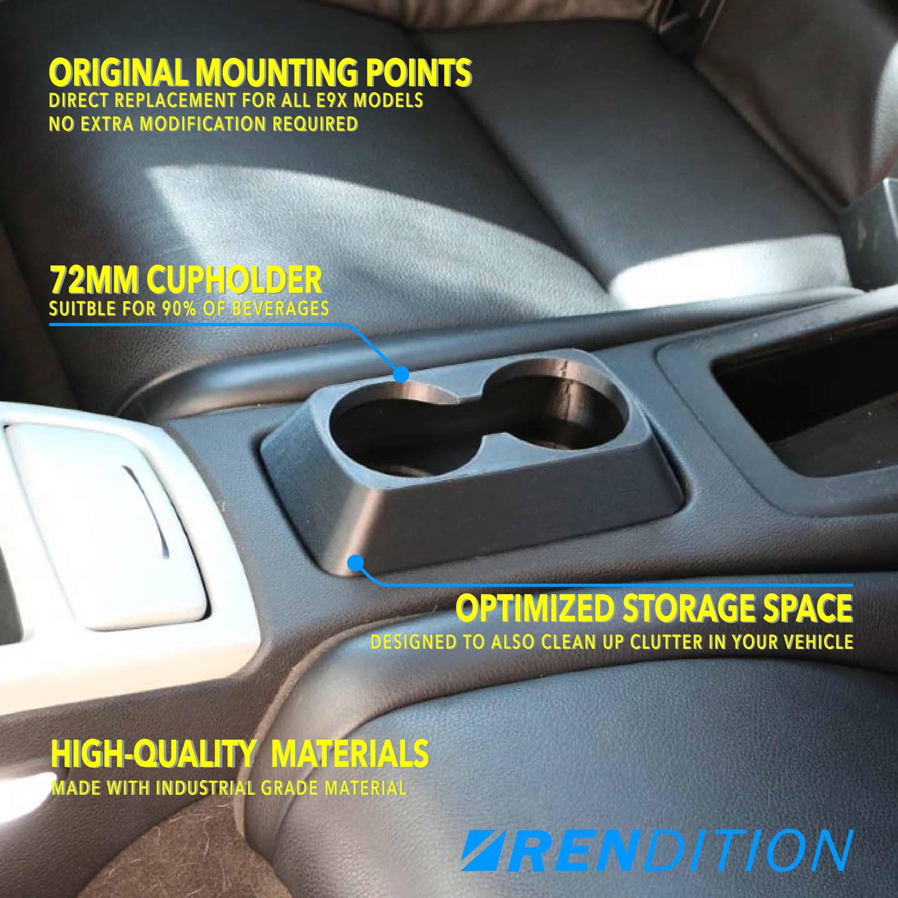 BMW E92 E93 REAR CUP HOLDER