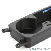 BMW E9X FRONT CUPHOLDER + USB (E90 E91 E92 E93)