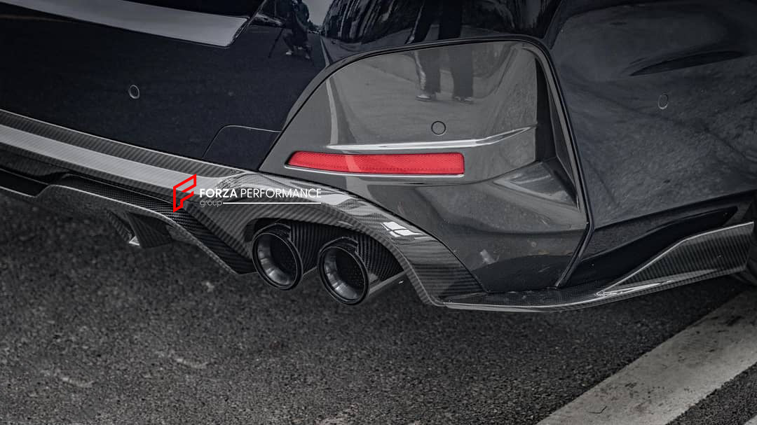 CARBON REAR DIFFUSER REAR SPOILER MIRROR COVERS FOR BMW 4-SERIES G26
