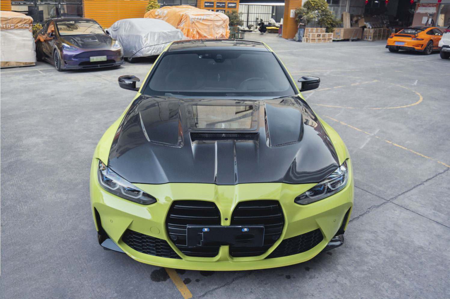 FORZA PERFORMANCE CARBON HOOD WITH GLASS for BMW M4 G82