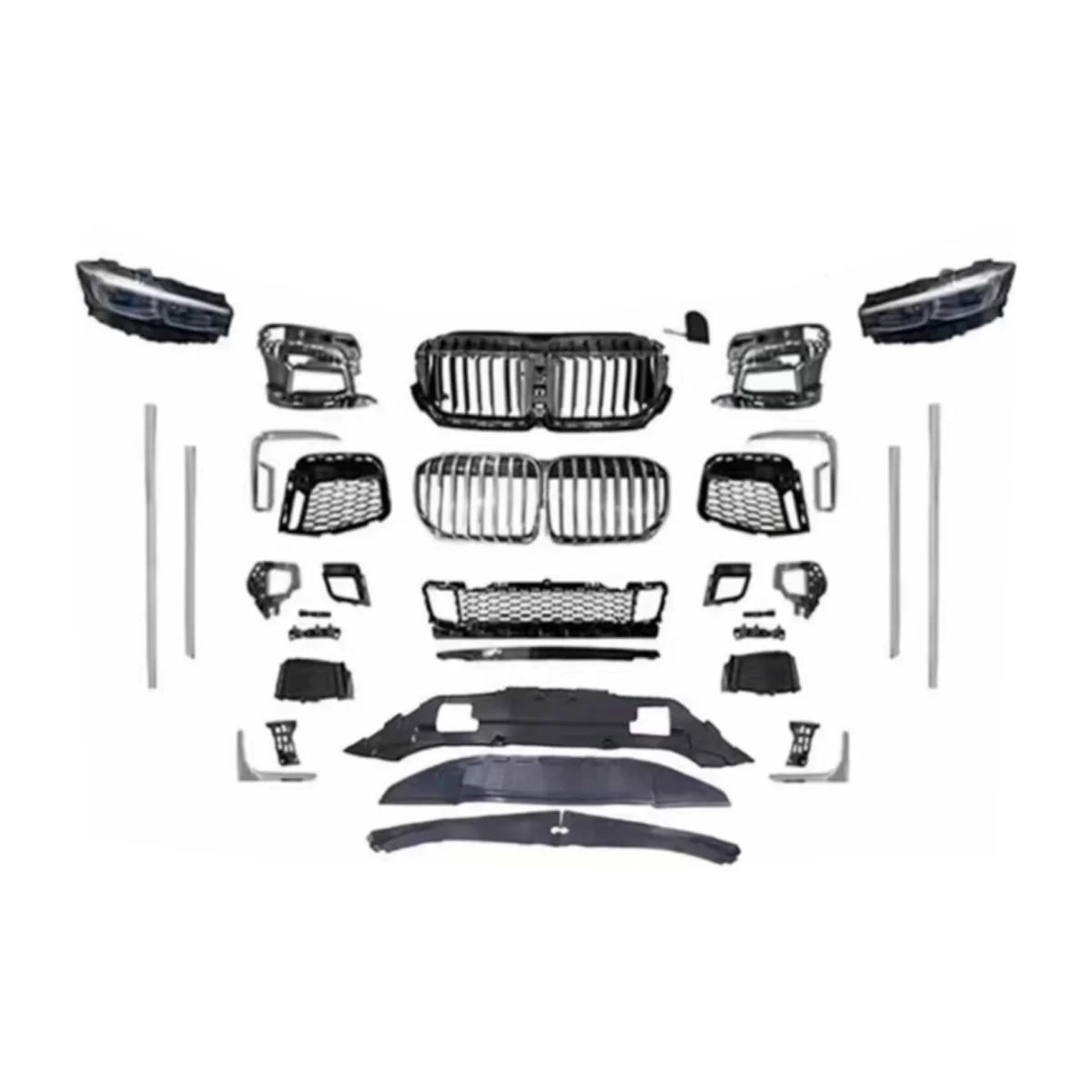 Body Kit suitable for BMW 7 Series F01 (2008-2015) Conversion to G12 Facelift Design – product image 1