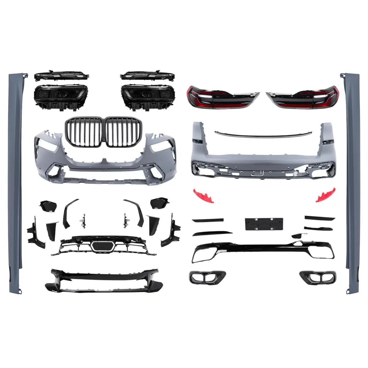 Body Kit suitable for BMW X7 G07 (2018-2022) Conversion to G07 LCI 2023 M Design – product image 1