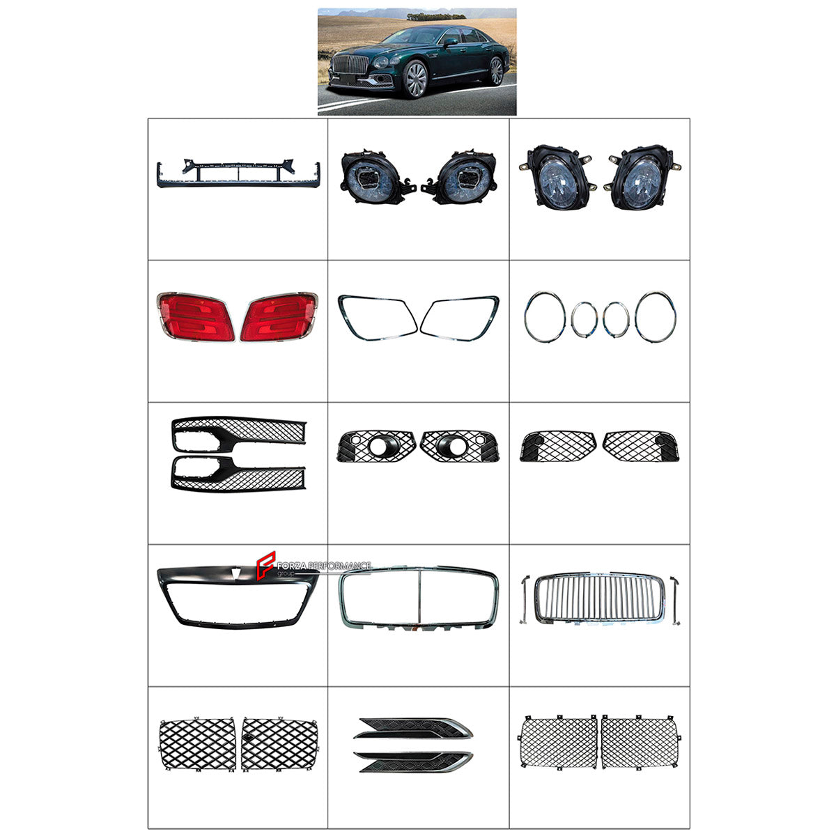 BODY KIT for BENTLEY FLYING SPUR 2020+