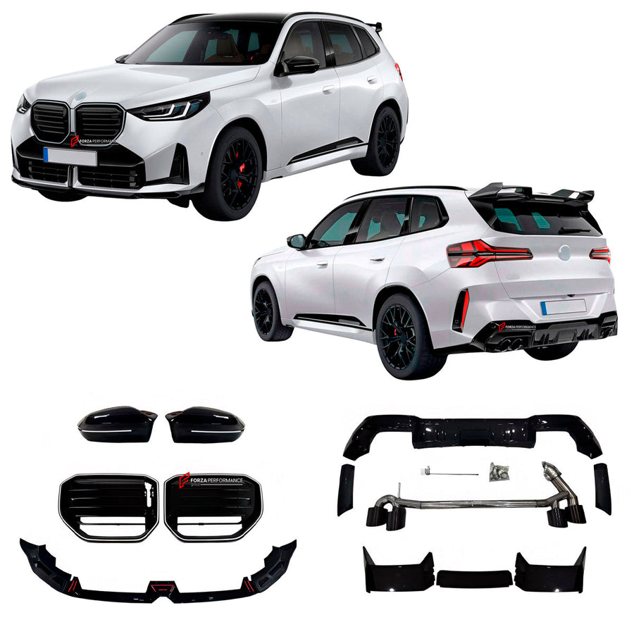 Buy Now BODY KIT for BMW X3 G45 2024+ and upgrade car parts from SIR Tuning at the Best Price. Headlights, Tail lights, Bodykits, Navigations, body kit and more - Fast & Free Shipping within Europe, US & Worldwide.