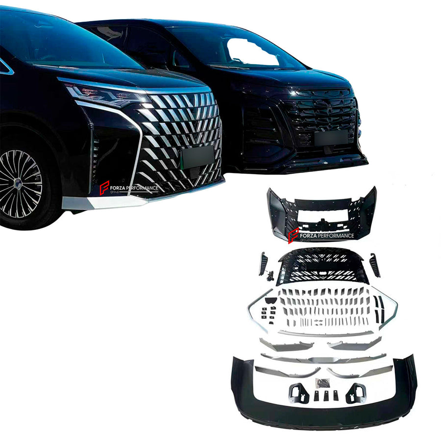 Buy Now BODY KIT for DENZA D9 2025+ and upgrade car parts from SIR Tuning at the Best Price. Headlights, Tail lights, Bodykits, Navigations, Carbon body kit and more - Fast & Free Shipping within Europe, US & Worldwide.