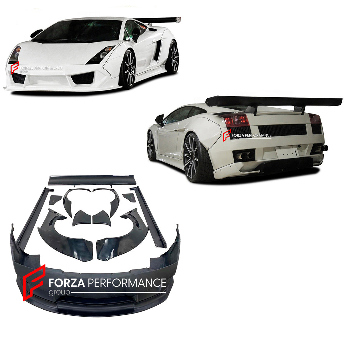 BODY KIT for LAMBORGHINI GALLARDO LP550 LP560 SPIDER 2004-2007