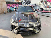 DRY CARBON FIBER WIDE BODY KIT WITH EXHAUST CATBACK SYSTEM for LAMBORGHINI URUS SUV 2018 - 2022