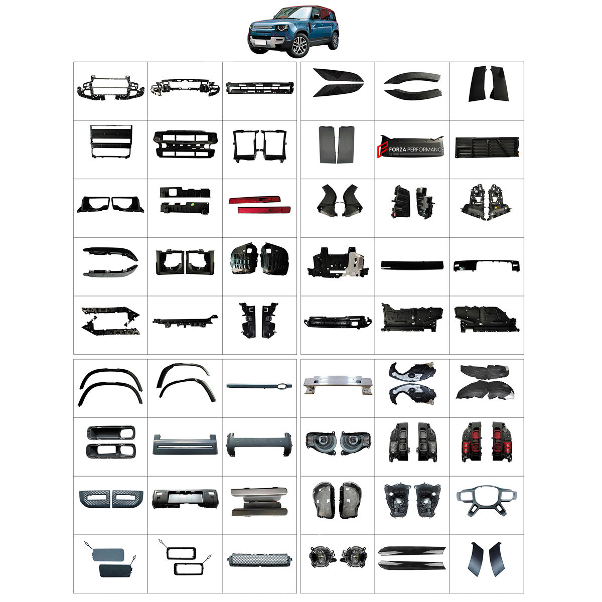 BODY KIT for LAND ROVER DEFENDER 90 110 2020+