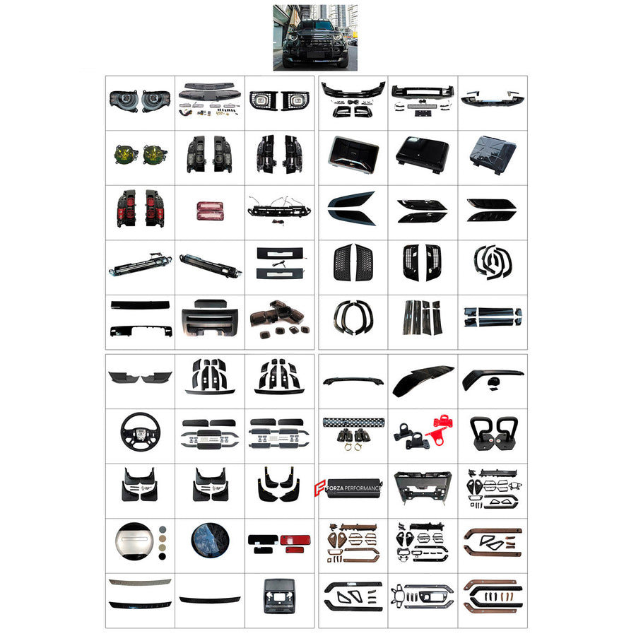 Buy Now BODY KIT for LAND ROVER DEFENDER 90 110 2021+ and upgrade car parts from SIR Tuning at the Best Price. Headlights, Tail lights, Bodykits, Navigations, Body Kit and more - Fast & Free Shipping within Europe, US & Worldwide.
