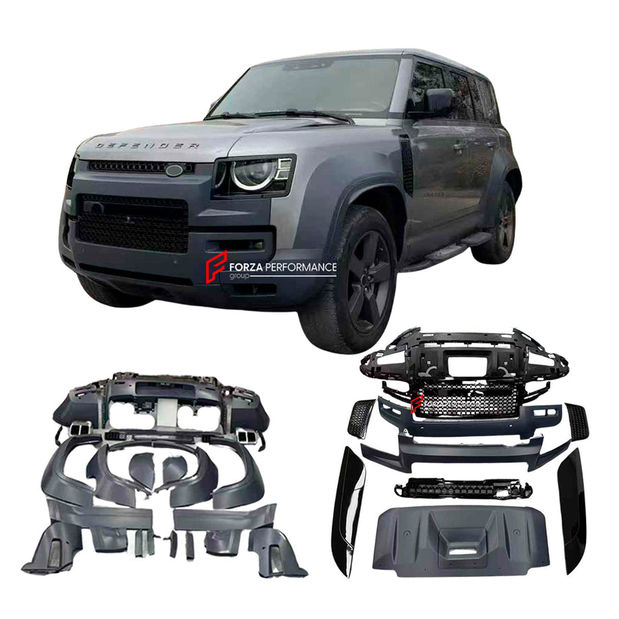 Buy Now WIDE BODY KIT for LAND ROVER DEFENDER 110 L663 2019+ and upgrade car parts from SIR Tuning at the Best Price. Headlights, Tail lights, Bodykits, Navigations, body kit and more - Fast & Free Shipping within Europe, US & Worldwide.