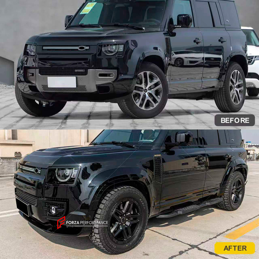 Buy Now BODY KIT for LAND ROVER DEFENDER L663 2020+ and upgrade car parts from SIR Tuning at the Best Price. Headlights, Tail lights, Bodykits, Navigations, Carbon body kit and more - Fast & Free Shipping within Europe, US & Worldwide.