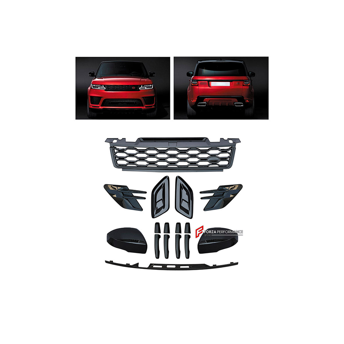 BODY KIT for LAND ROVER RANGE ROVER SPORT 2018 - 2022