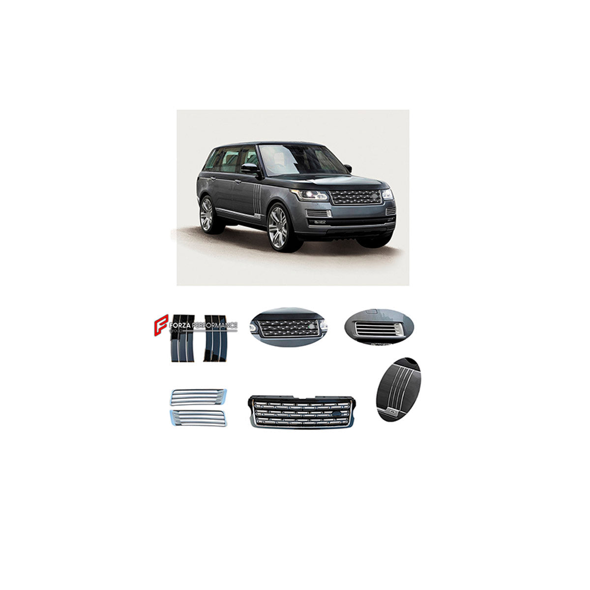 FRONT BUMPER ASSEMBLY for LAND ROVER RANGE ROVER VOGUE 2013 - 2017