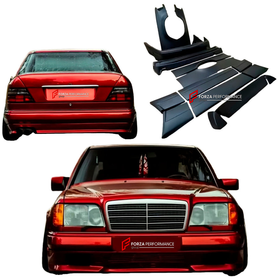 Buy Now BODY KIT for MERCEDES BENZ E CLASS W124 1993 - 1996 and upgrade car parts from SIR Tuning at the Best Price. Headlights, Tail lights, Bodykits, Navigations, body kit and more - Fast & Free Shipping within Europe, US & Worldwide.