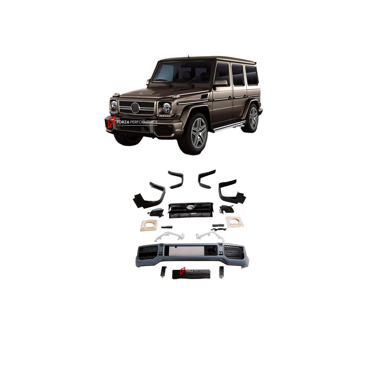 BODY KIT for MERCEDES-BENZ G-CLASS W463 G63 2008 - 2018