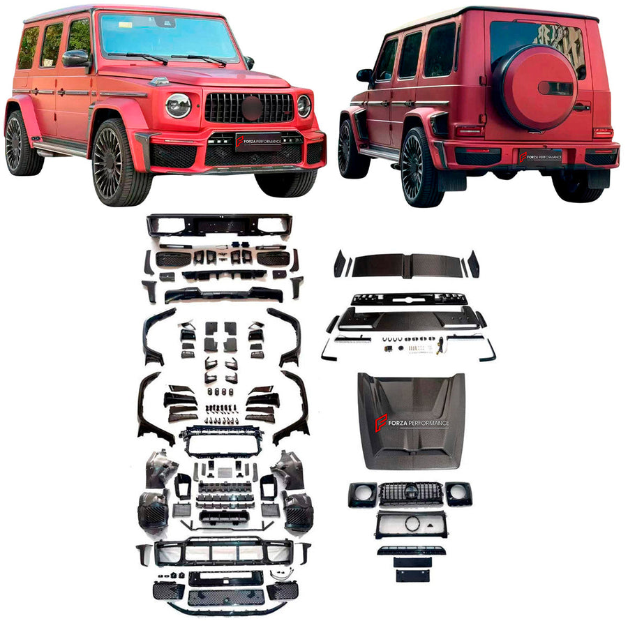 Buy Now BODY KIT for MERCEDES BENZ G CLASS W465 G63 G500 2024+ and upgrade car parts from SIR Tuning at the Best Price. Headlights, Tail lights, Bodykits, Navigations, body kit and more - Fast & Free Shipping within Europe, US & Worldwide.