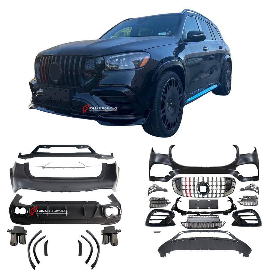Buy Now BODY KIT for MERCEDES-BENZ GLS63 AMG X167 2020+ and upgrade car parts from SIR Tuning at the Best Price. Headlights, Tail lights, Bodykits, Navigations, body kit and more - Fast & Free Shipping within Europe, US & Worldwide.