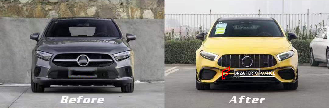 BODY KIT for MERCEDES-BENZ A-CLASS W177 A45 S AMG HATCHBACK 2019+