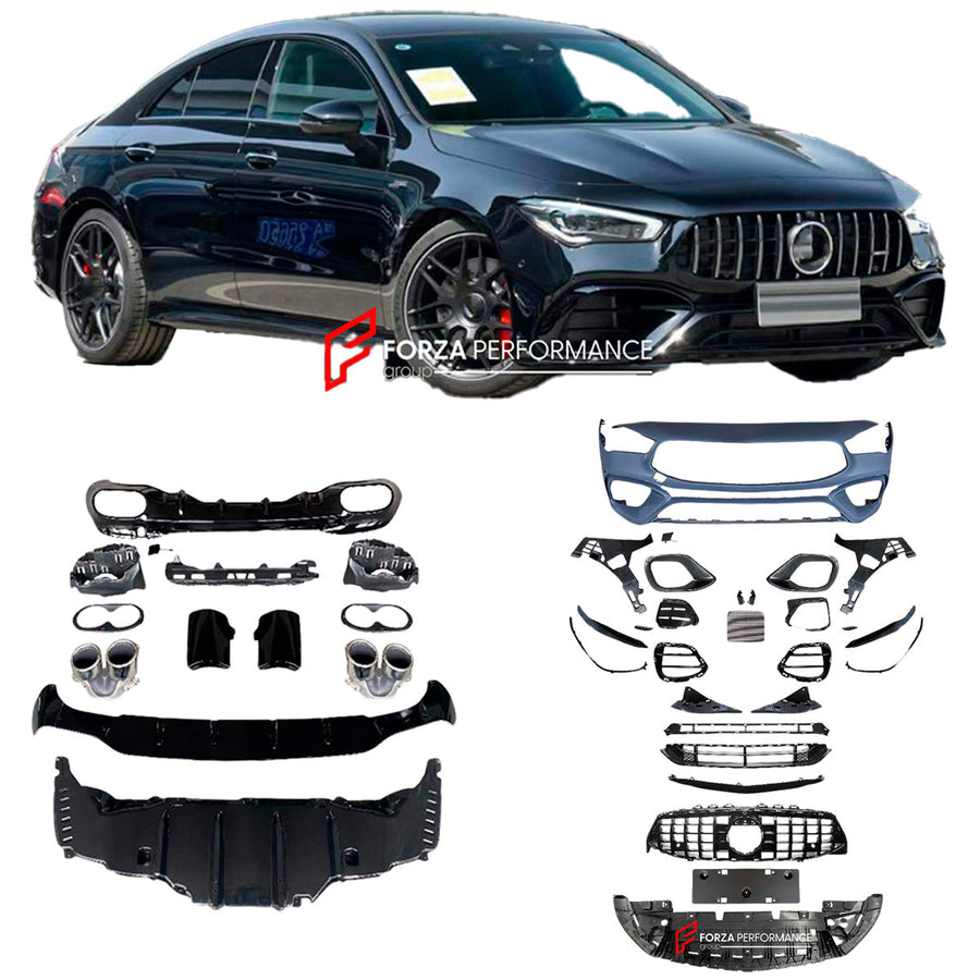 Buy Now BODY KIT for MERCEDES-BENZ W118 CLA45 S AMG 2018+ and upgrade car parts from SIR Tuning at the Best Price. Headlights, Tail lights, Bodykits, Navigations, body kit and more - Fast & Free Shipping within Europe, US & Worldwide.