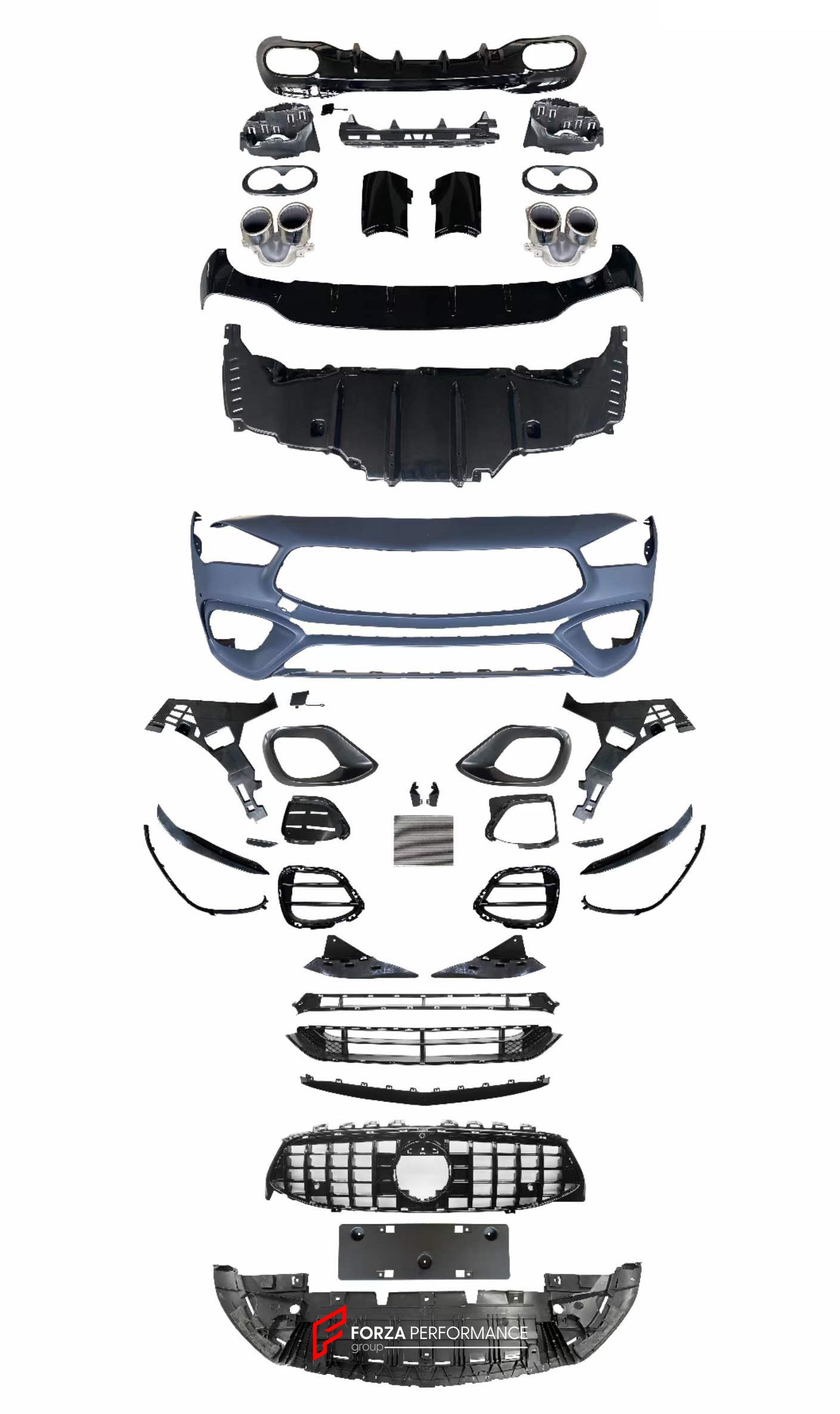 BODY KIT for MERCEDES-BENZ W118 CLA45 S AMG 2018+