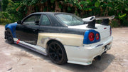 BODY KIT for NISSAN R34 GTT CONVERT TO GT-R STYLE