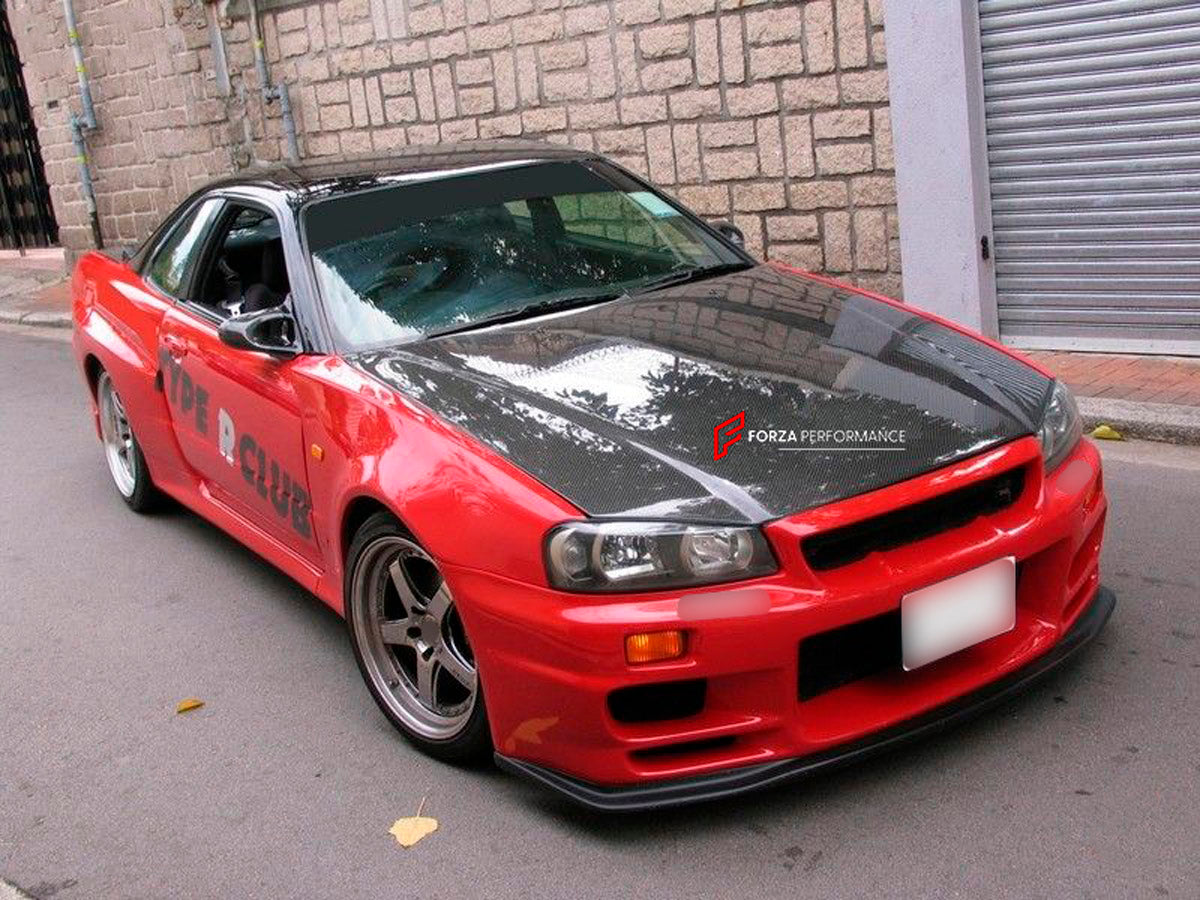 BODY KIT for NISSAN R34 GTT CONVERT TO GT-R TS STYLE
