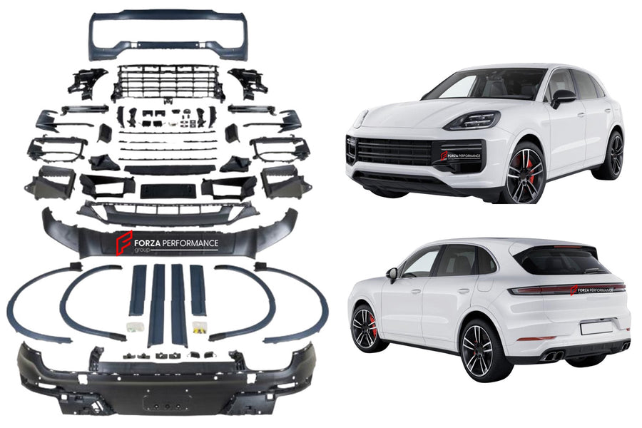 Buy Now BODY KIT for PORSCHE CAYENNE 9Y0.2 2024+ UPGRADE to TURBO STYLE and upgrade car parts from SIR Tuning at the Best Price. Headlights, Tail lights, Bodykits, Navigations, body kit and more - Fast & Free Shipping within Europe, US & Worldwide.