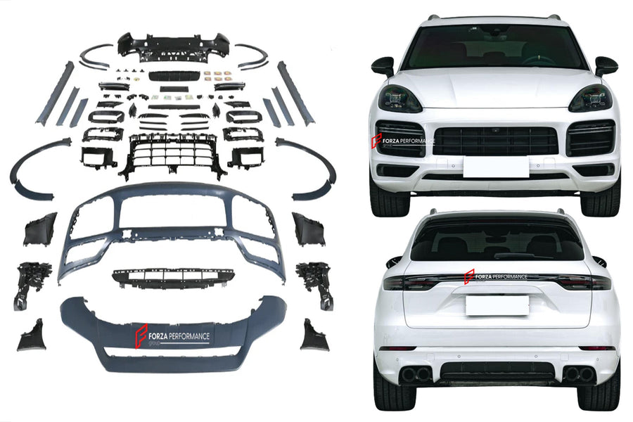 Buy Now BODY KIT for PORSCHE CAYENNE 9Y0.1 2018 - 2023 UPGRADE to GTS SD STYLE and upgrade car parts from SIR Tuning at the Best Price. Headlights, Tail lights, Bodykits, Navigations, Dry Carbon body kit and more - Fast & Free Shipping within Europe, US & Worldwide.