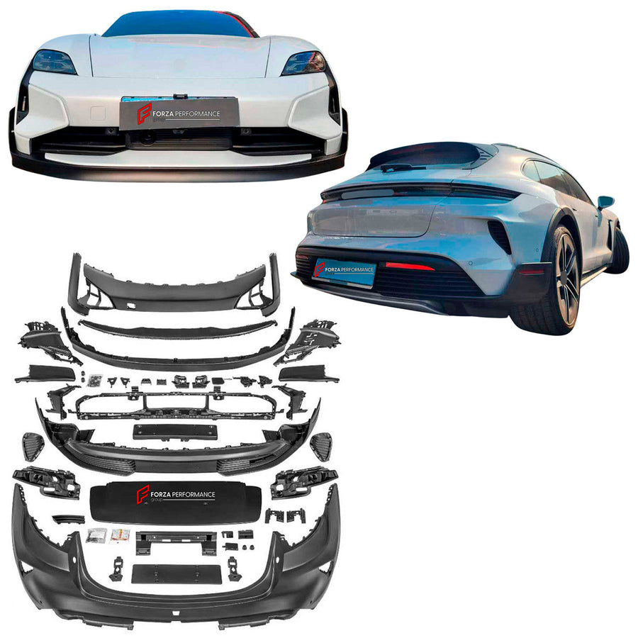 Buy Now CONVERSION TURBO GT BODY KIT for PORSCHE TAYCAN J1.2 CROSS TURISMO 2024 + and upgrade car parts from SIR Tuning at the Best Price. Headlights, Tail lights, Bodykits, Navigations, body kit and more - Fast & Free Shipping within Europe, US & Worldwide.