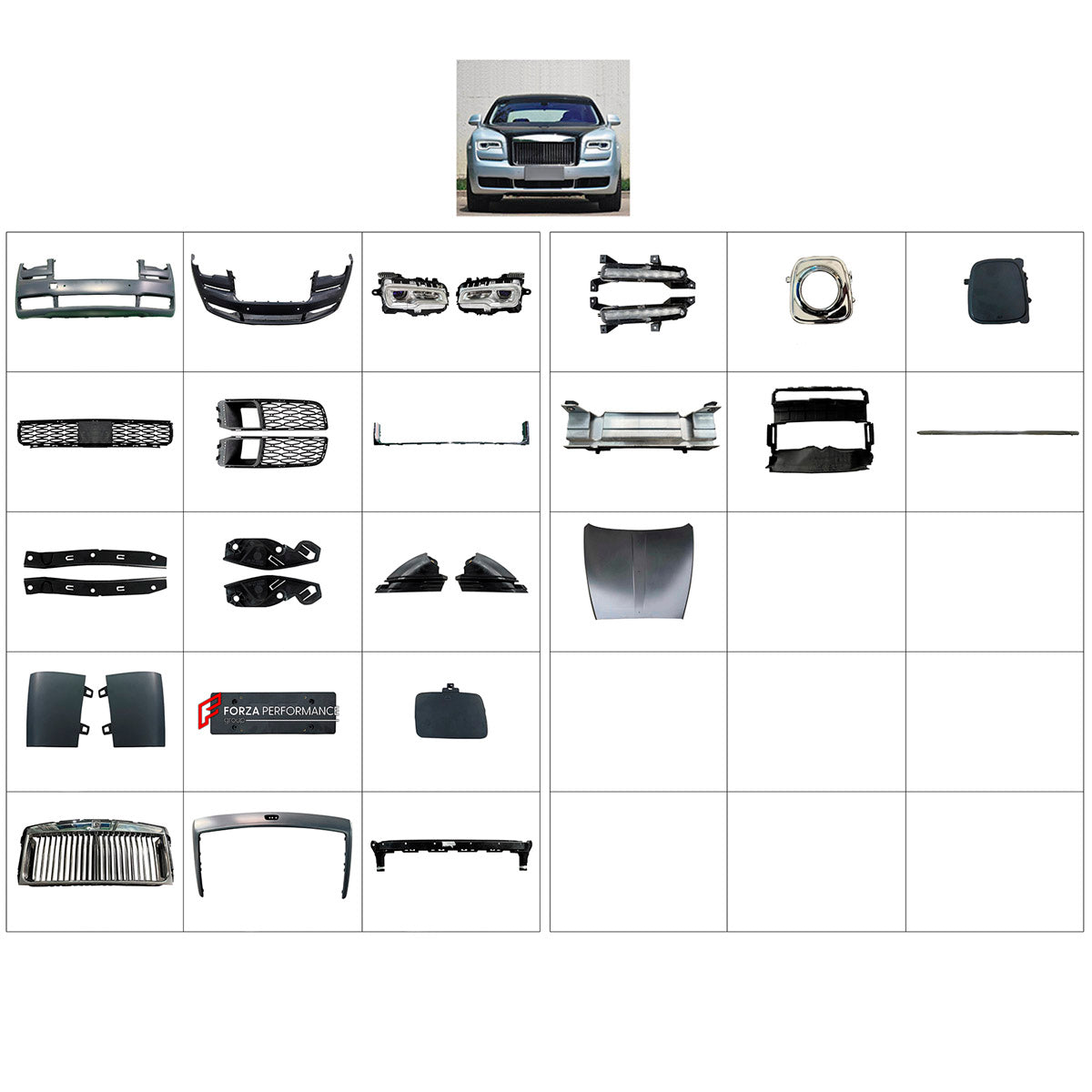 BODY KIT for ROLLS-ROYCE GHOST 2019 - 2020