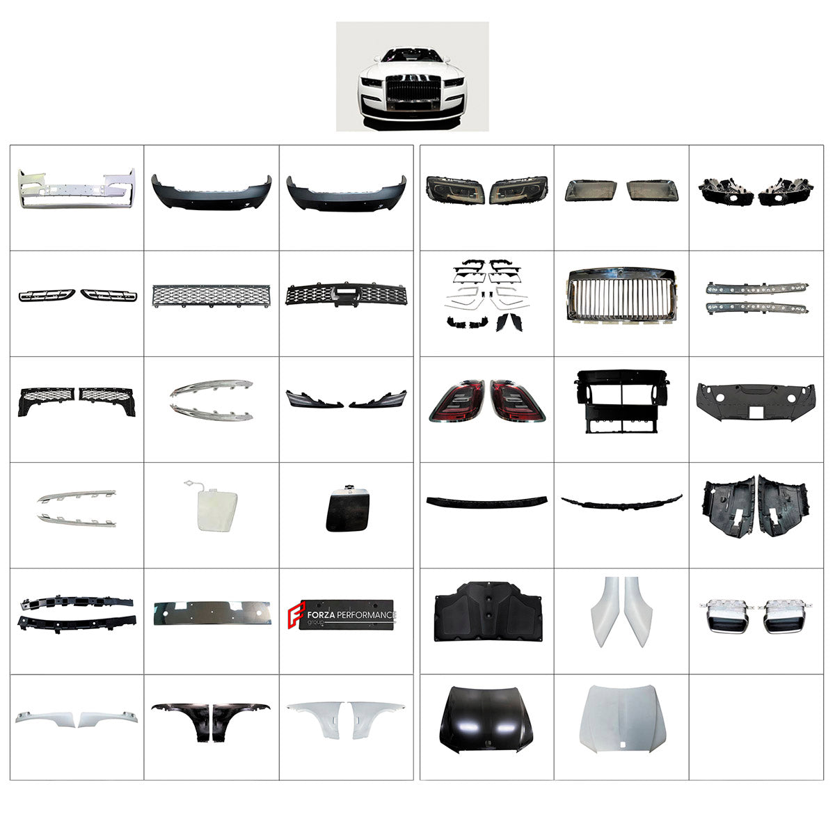 BODY KIT for ROLLS-ROYCE GHOST 2021 - 2024