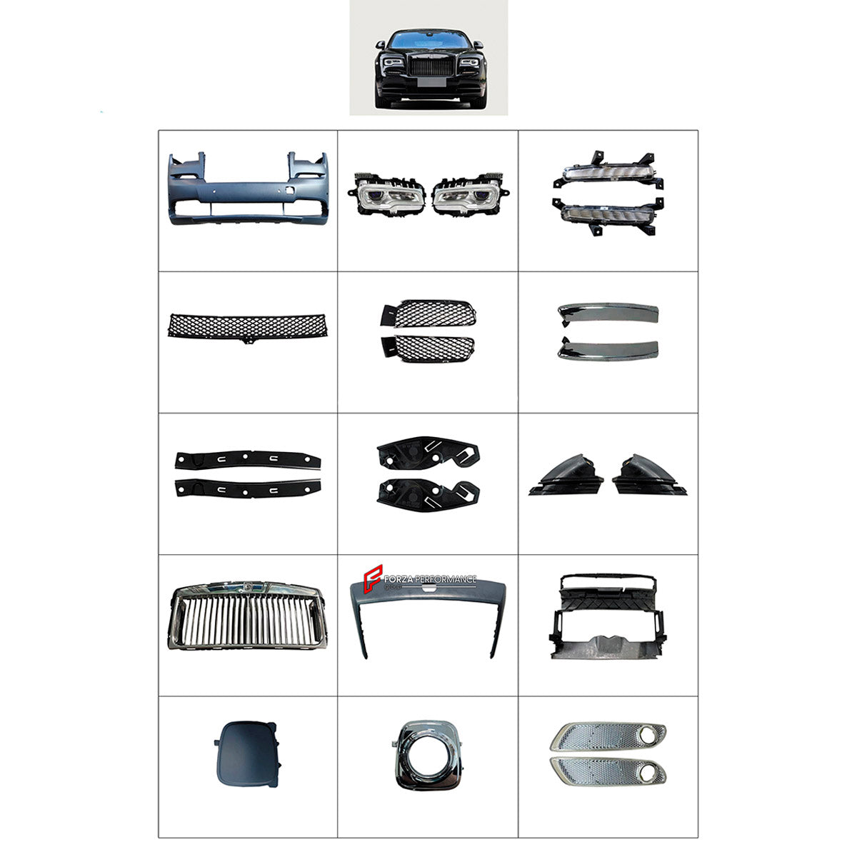 BODY KIT for ROLLS-ROYCE WRAITH 2018 - 2021