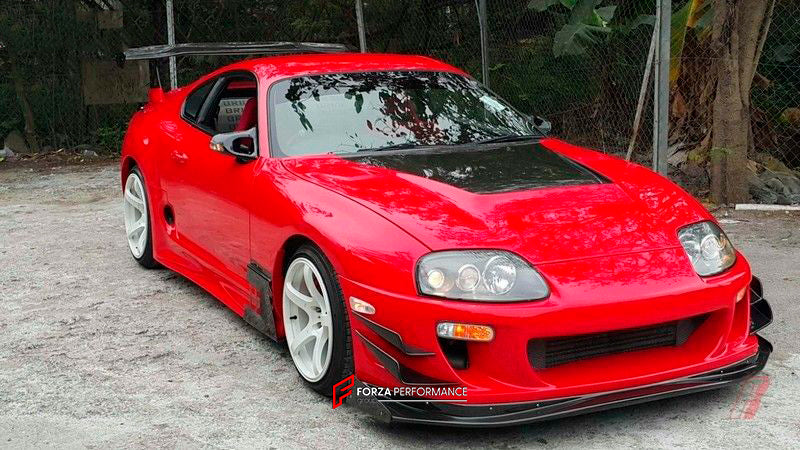 Buy Now BODY KIT for TOYOTA SUPRA IV A80 1993 - 2002 and upgrade car parts from SIR Tuning at the Best Price. Headlights, Tail lights, Bodykits, Navigations, Carbon body kit and more - Fast & Free Shipping within Europe, US & Worldwide.