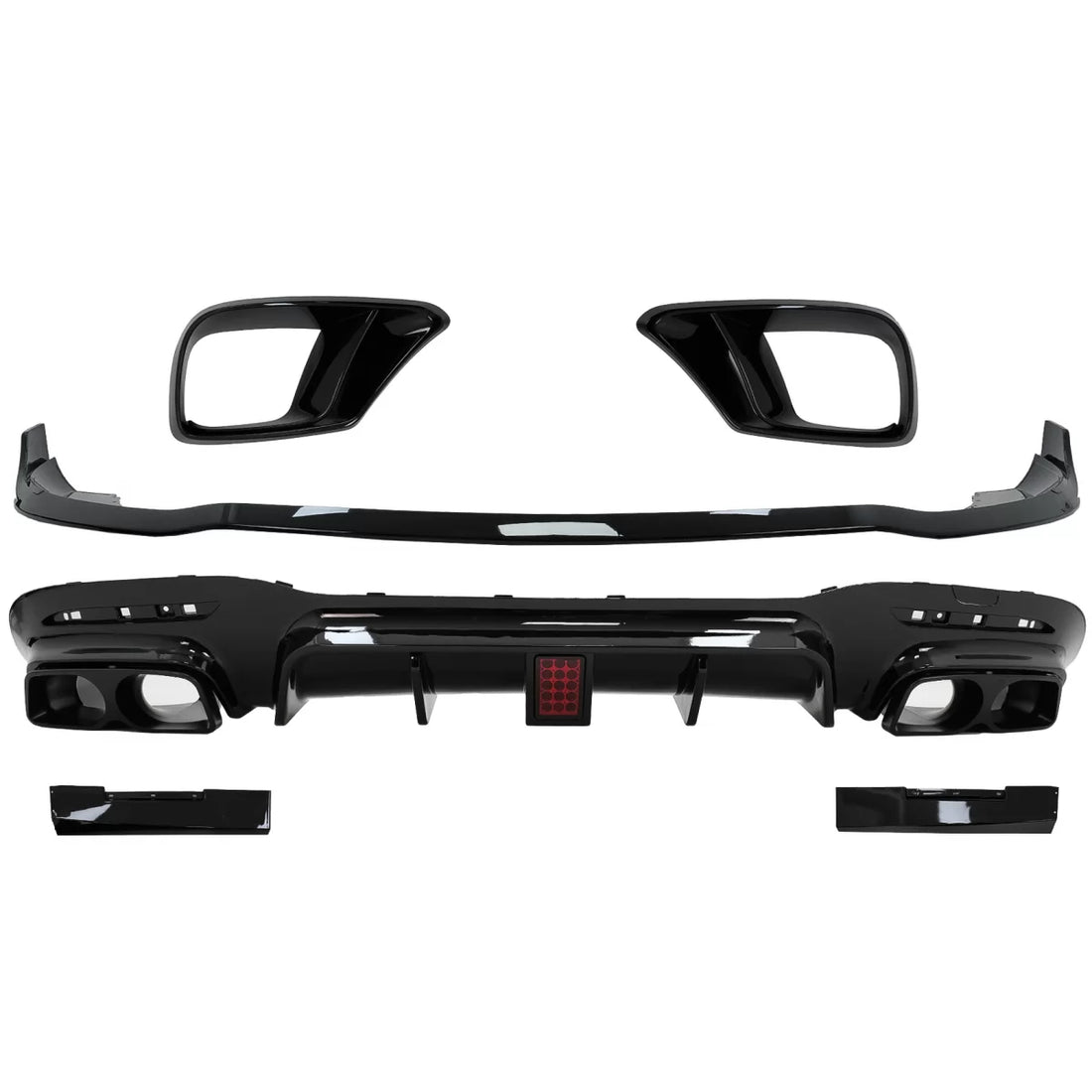 Body Kit Front Bumper Lip and Air Diffuser suitable for Mercedes S-Class W222 Facelift S65 S63 (07.2017-08.2020) Sedan – prod