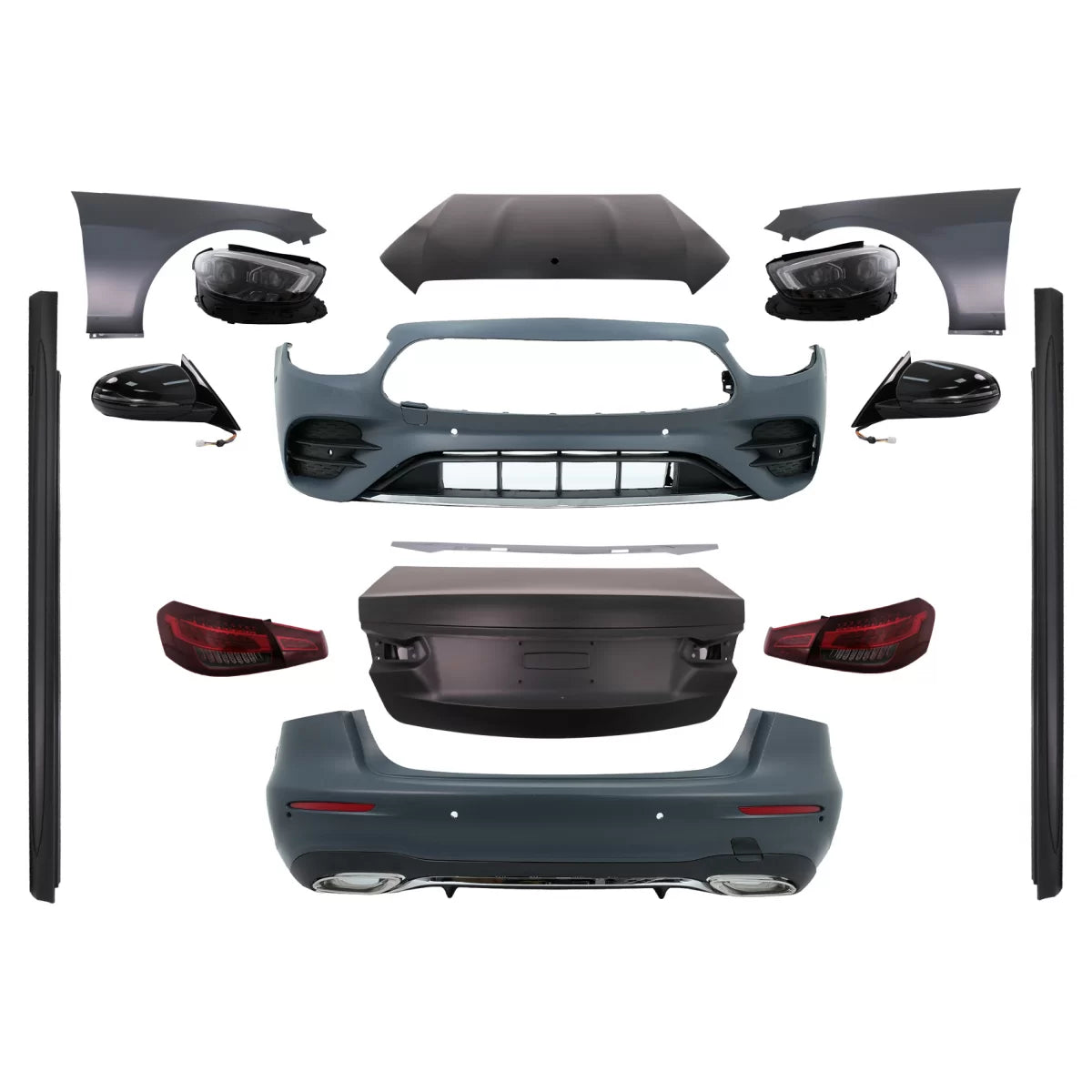 Body Kit suitable for Mercedes E-Class W212 (2009-2012) Conversion to W213 E63 Design – product image 1