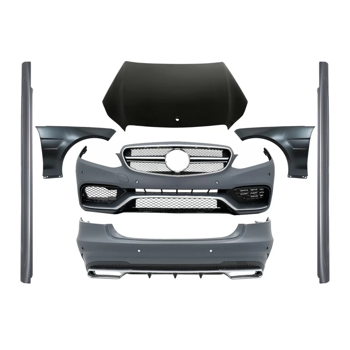 Body Kit suitable for Mercedes E-Class W212 Facelift (2013-2016) E63 Design Side Skirts – product image 1