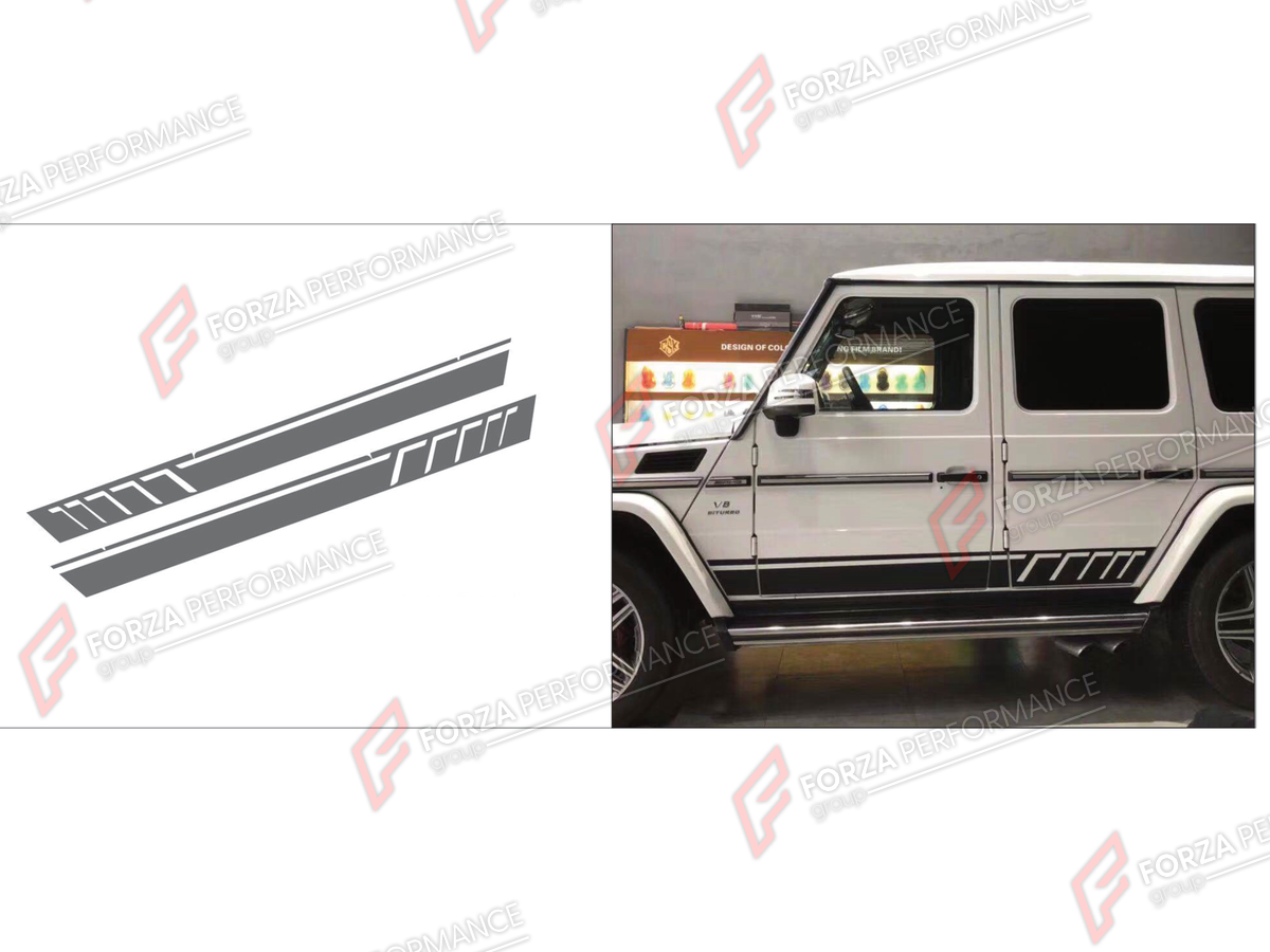 BODY SIDE DOOR STICKERS for MERCEDES-BENZ G-CLASS W463 2008 - 2018
